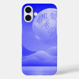 Maleta Monograma da Galáxia Azul - iPhon Mate
