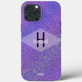Maleta monograma roxaMate iPhone HAMbyWG