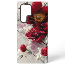 Maleta Smartphone para Rosas vermelhas e flores el