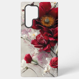 Maleta Smartphone para Rosas vermelhas e flores el