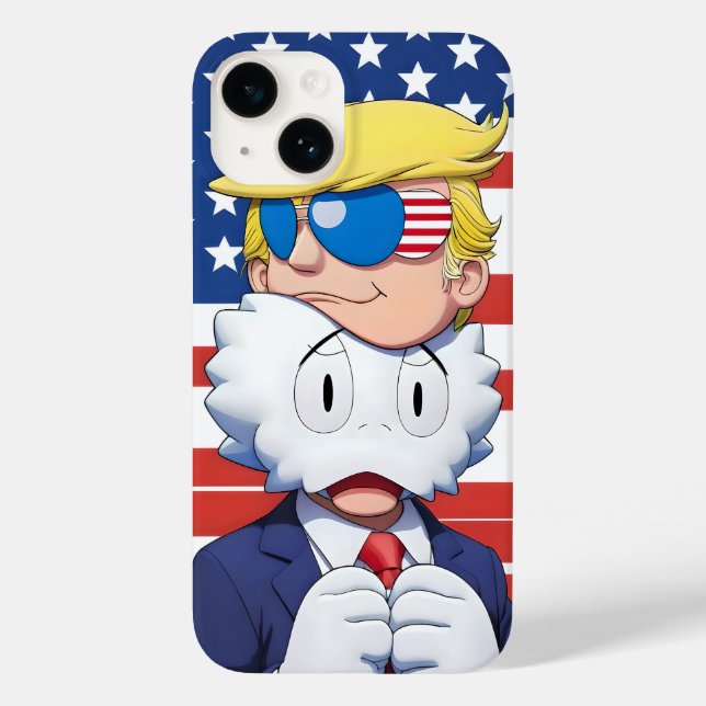 Maleta Trump MAGA 2024 Kaws Pop Art iPhone / iPad (Verso)