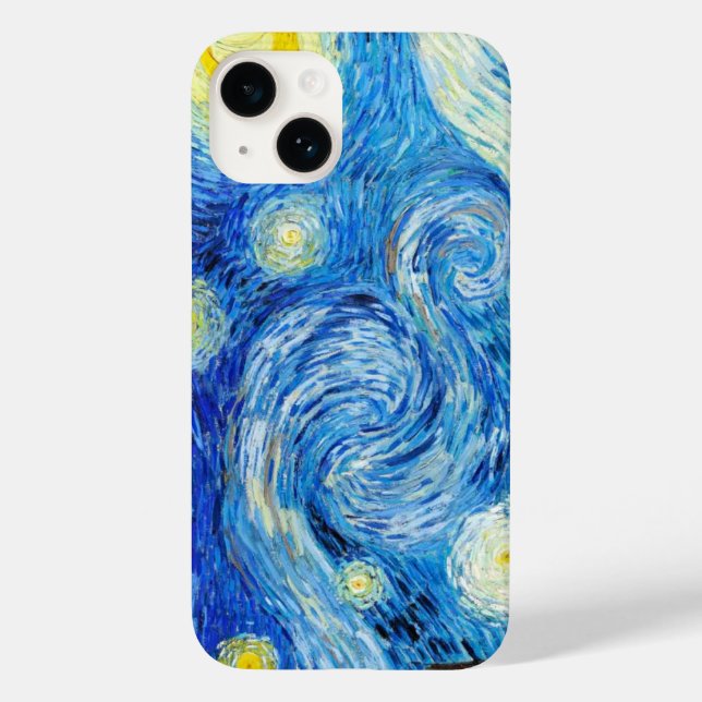 Maleta Van Gogh Starry Night Sky iPhone 14 / iPad (Verso)