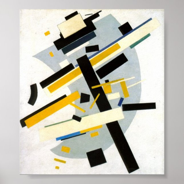 Malevich Impressão, Supremus No. 58, Matte Poster (Frente)