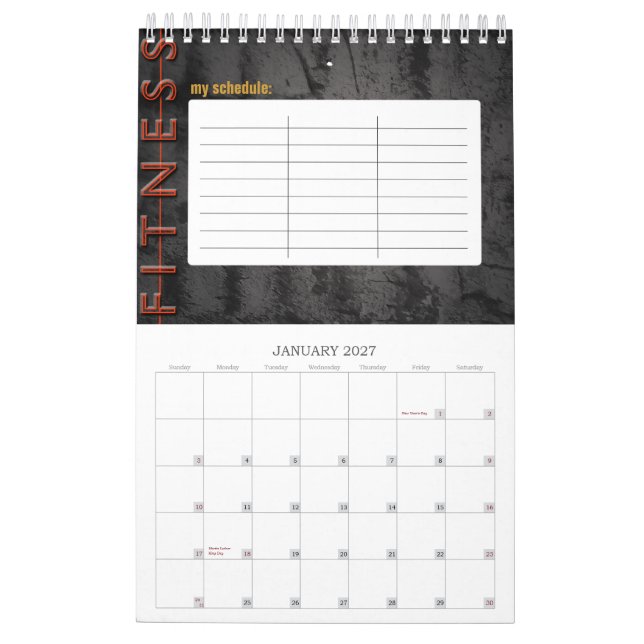 Malhação - calendário pequeno (Jan 2027)