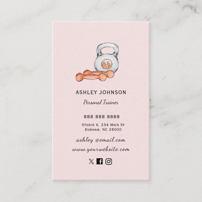 Malhação de engrenagens de Cartão de visita pessoa (Frente)