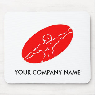 Malhação Mousepad customizável - vermelho