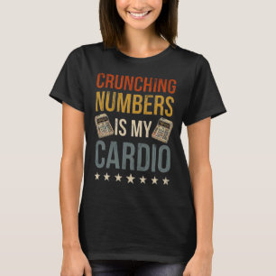 Malhar Com Números É Meu Cardio Camiseta Engraçada