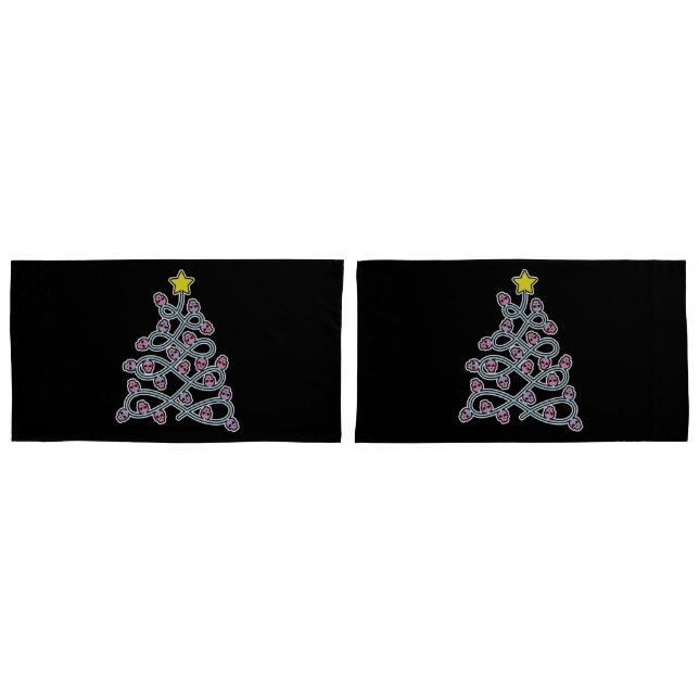 Malhas góticas - Bolsas de Árvore de Natal (Frente - conjunto)