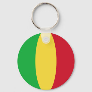 Mali Fisheye Flag Chaveiro