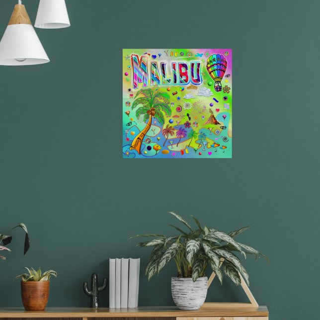 Malibu Eterno Melody Poster (Sala de Estar 1)