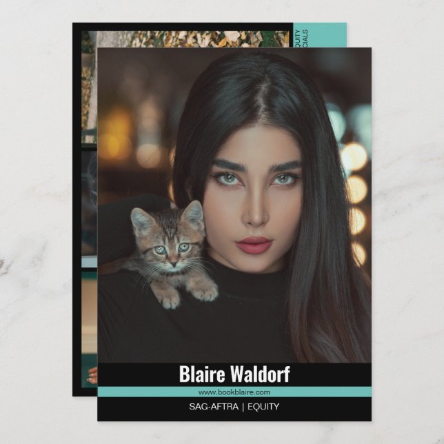 Malibu Ridge 4 | Modelagem de Cartões Comp (Frente/Verso)