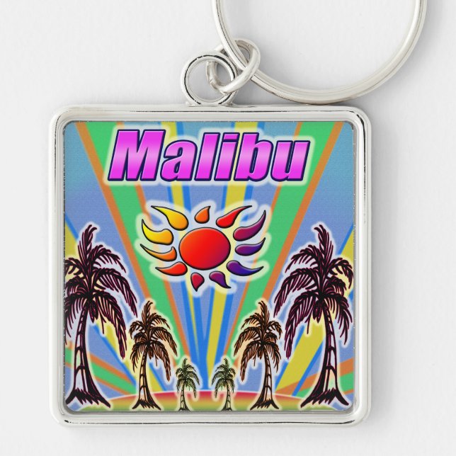 Malibu Summer Love Chaveiro (Frente)