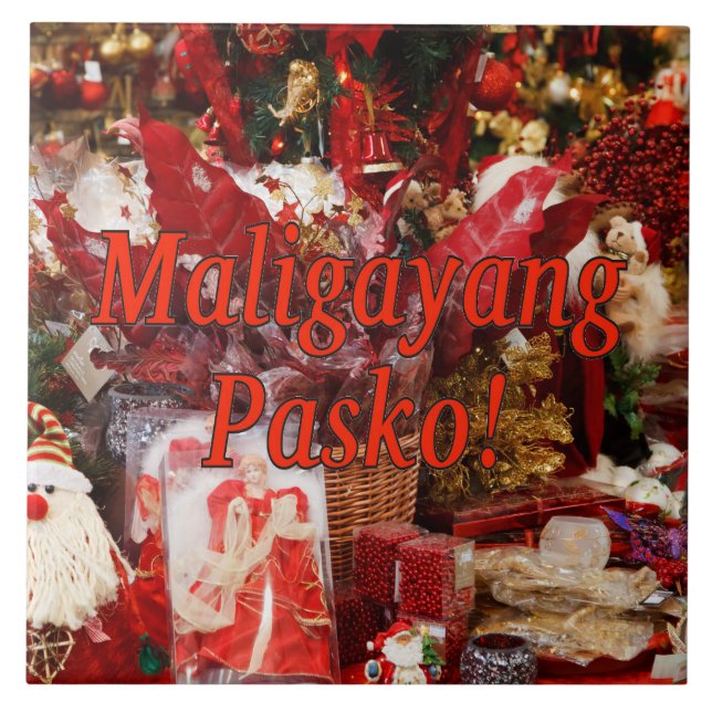 Maligayang Pasko! Feliz Natal em Tagalog rf (Frente)