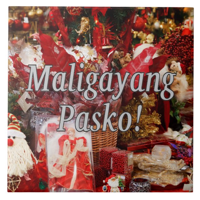 Maligayang Pasko! Feliz Natal em Tagalog Wf (Frente)