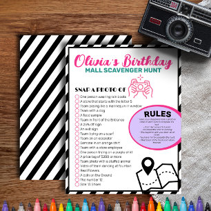 Mall Scavenger Hunt, Rapariga Adolescente de Jogo