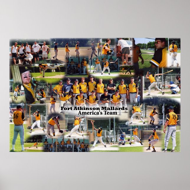 Mallards Collage Poster (Frente)