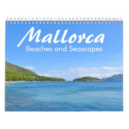 Mallorca, praias e Seascapes - calendário