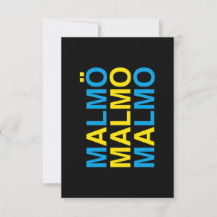 MALMO Bandeira Sueca
