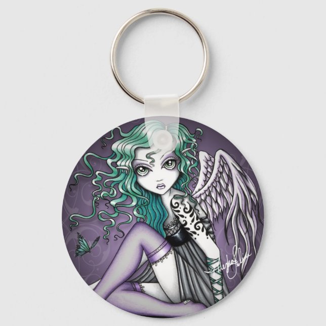 Malory Violet Tattoo Angel Chaveiro (Frente)