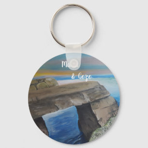 Malta e Gozo souvenir Button Chaveiro
