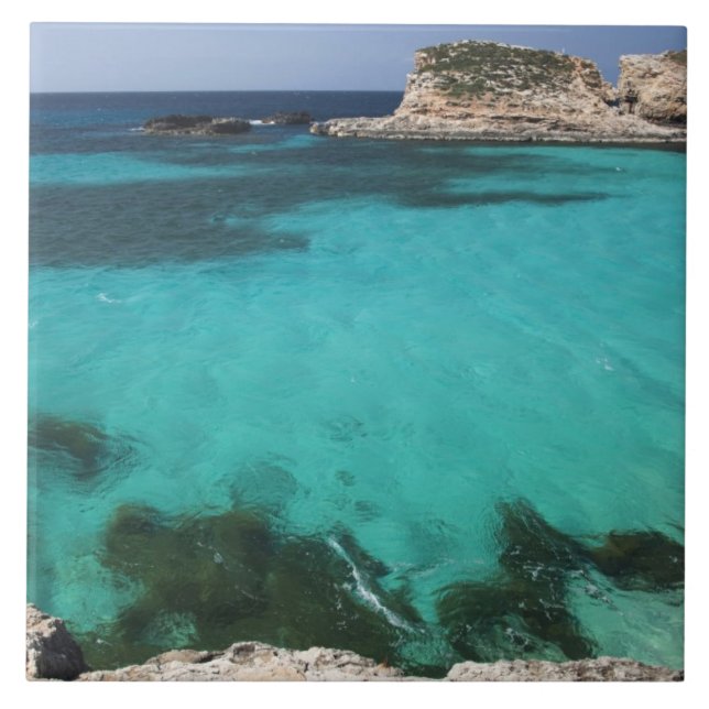 Malta, Ilha Comino, A Lagoa Azul (Frente)