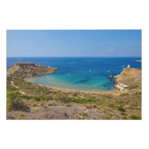 Malta Mar Mediterrâneo Paraíso Ghajn Tuffieha
