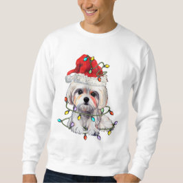 Maltês - Natal do Cachorro, Xmas Maltês - Camiseta
