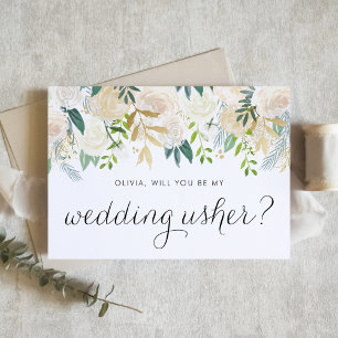 Malvado Ivory Floral Garland, Você Será Meu Osher
