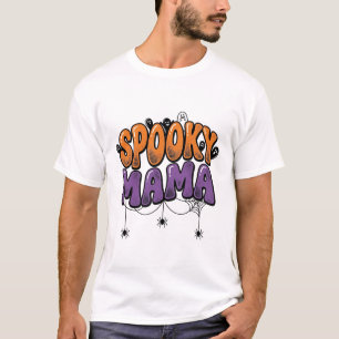 Mama Assustadora Camisa Vintage Design de Hallowee