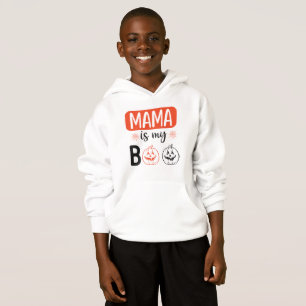 Mama Boo Vermelho Preto Halloween Família Combinan