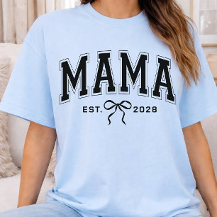 Mama Camisa Personalizada de Revelação de Gravid