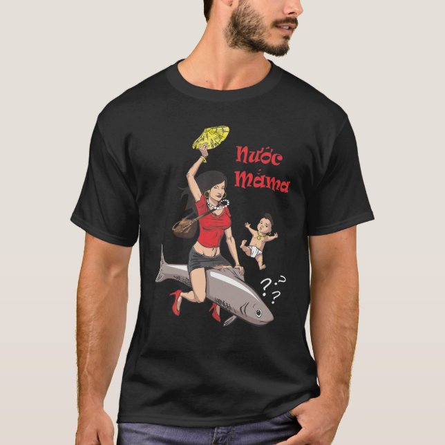 Mama Camiseta de Nuoc do vietnamita! (Frente)