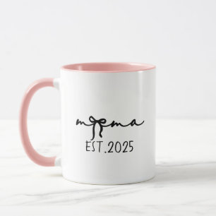 Mama Est 2025 , Personalizado, Caneca da Mamãe, Pe