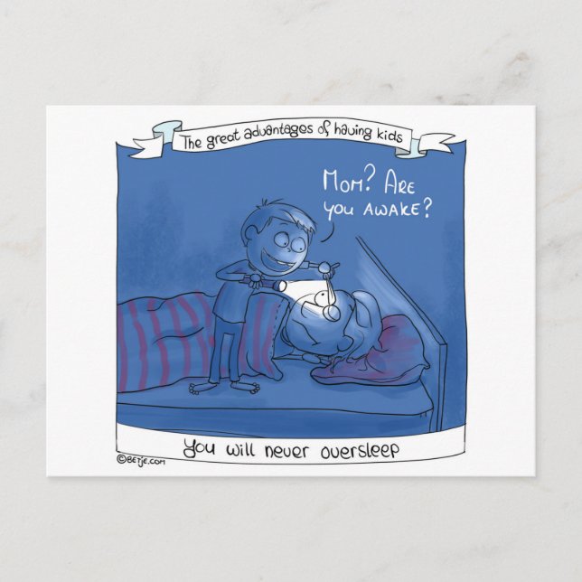 Mamã, está você acordado? Cartão (Frente)