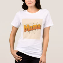 Mama Groovy Retro dos Anos 70 Letras Balão Dia das