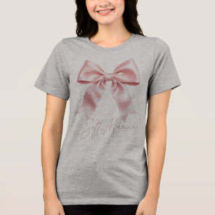 Mama Macia Laço de Cetim Rosa Design Coquette Fe