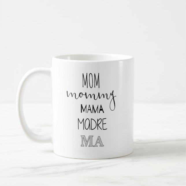 Mama Madre Mãe Caneca das mamães da mamã (Esquerda)