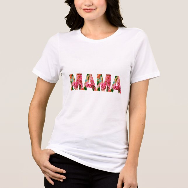 Mama – Minimalist Tribute to Motherhood T-Shirt De (Frente)