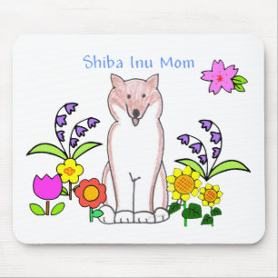 Mamã Mousepad de Shiba Inu