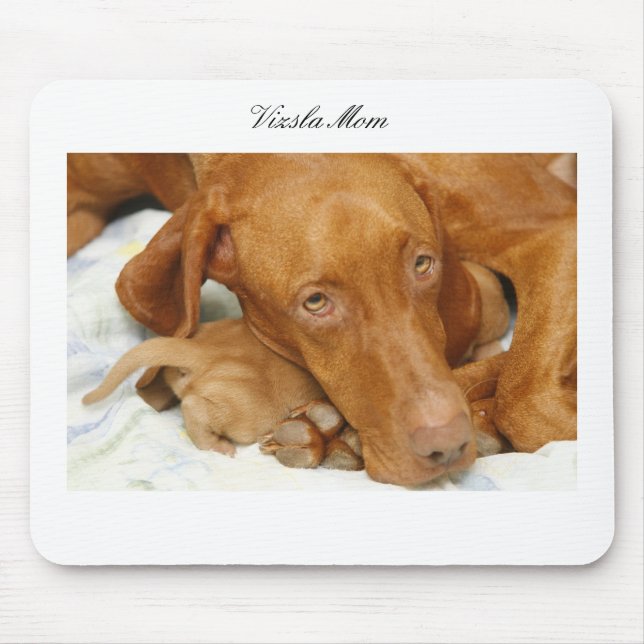 Mamã Mousepad de Vizsla (Frente)