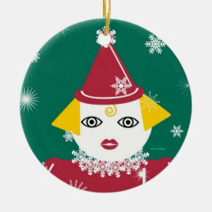 Mama Ornamento de Martzkin do floco de neve