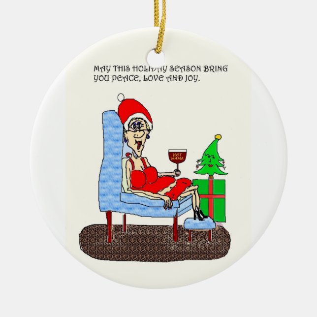 MAMA QUENTE ENFEITES DE NATAL DO AMOR E DA ALEGRIA (Frente)