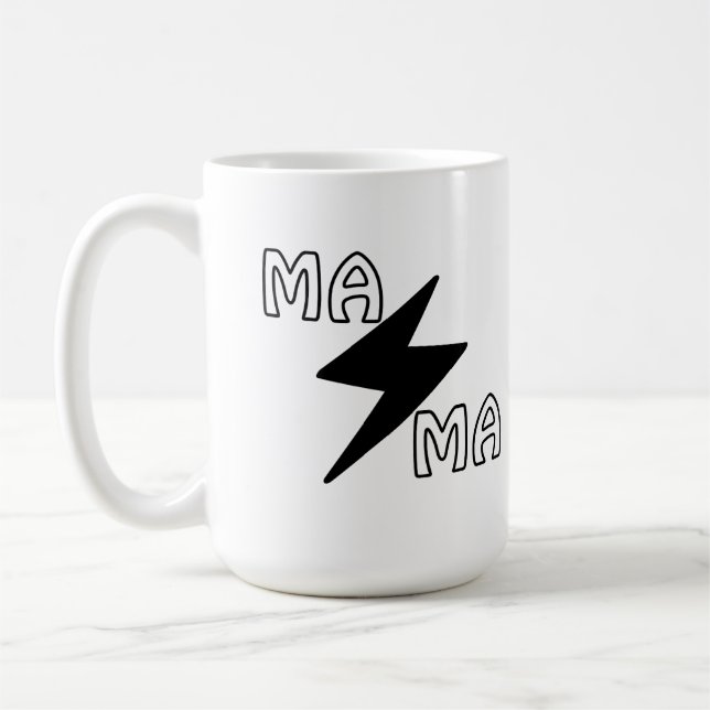 Mama relâmpago caneca (Esquerda)