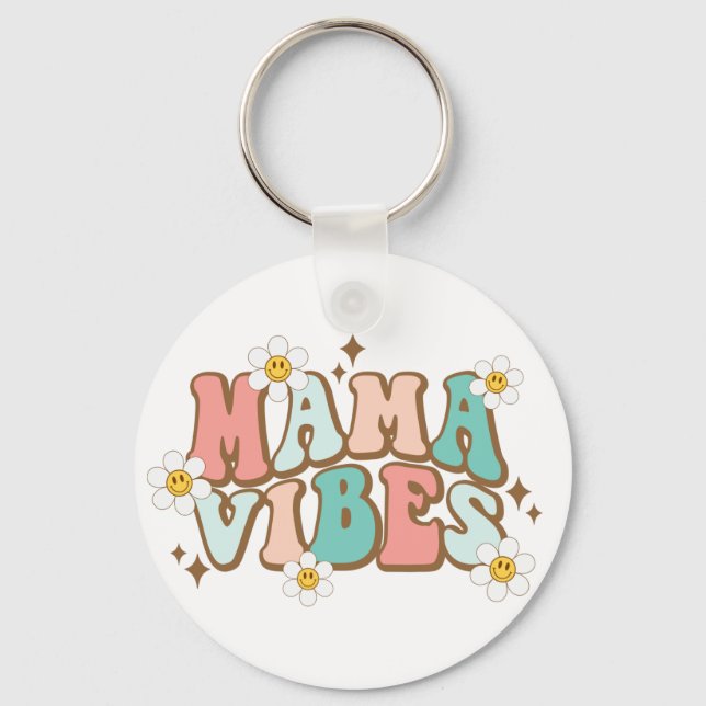 Mama Vibes com Chaveiro de Daisies (Frente)