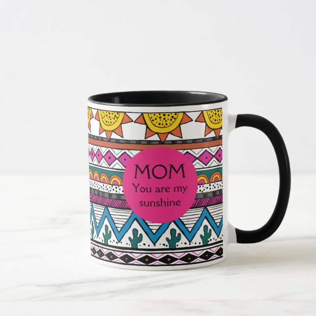Mamã você é minha caneca customizável do presente (Direita)