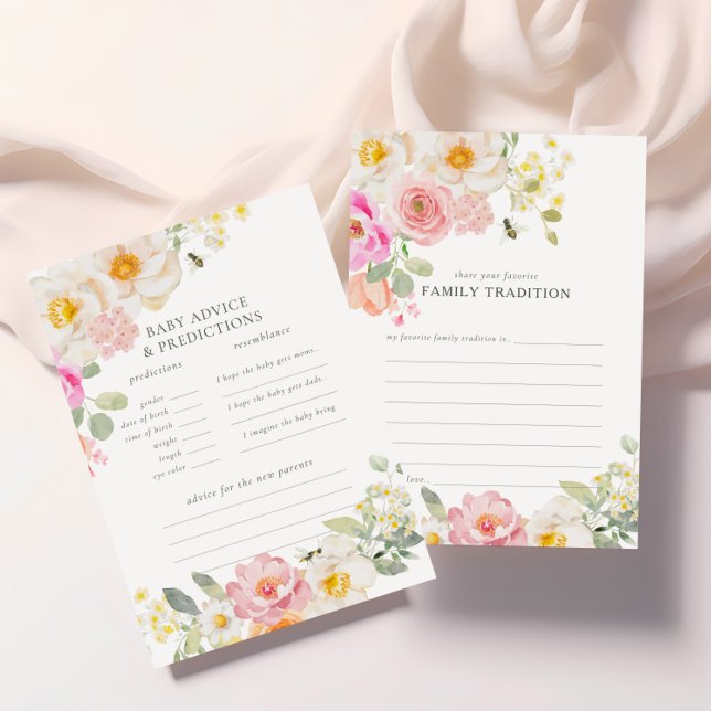 Mamãe a abelha | Jogo de Predição de Aquarela Flor (Criador carregado)