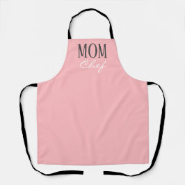 Mamãe Blush Black White Script Chef