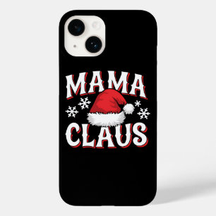 Mamãe Claus com chapéu de Santa