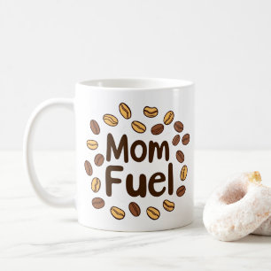 Mamãe Combustível Mug - Xícara de Café do Dia da M