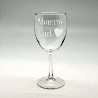 Mamãe Combustível Personalizado Vidro de 8,5 Oz